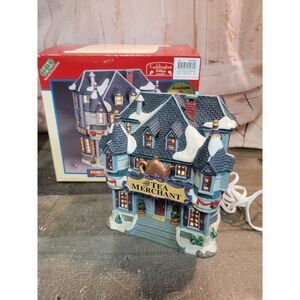 Lemax Tea Merchant 2000 village house accessories